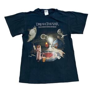 Dream Theater Black Clouds Silver Anniversary 2010 Band Shirt Men's S